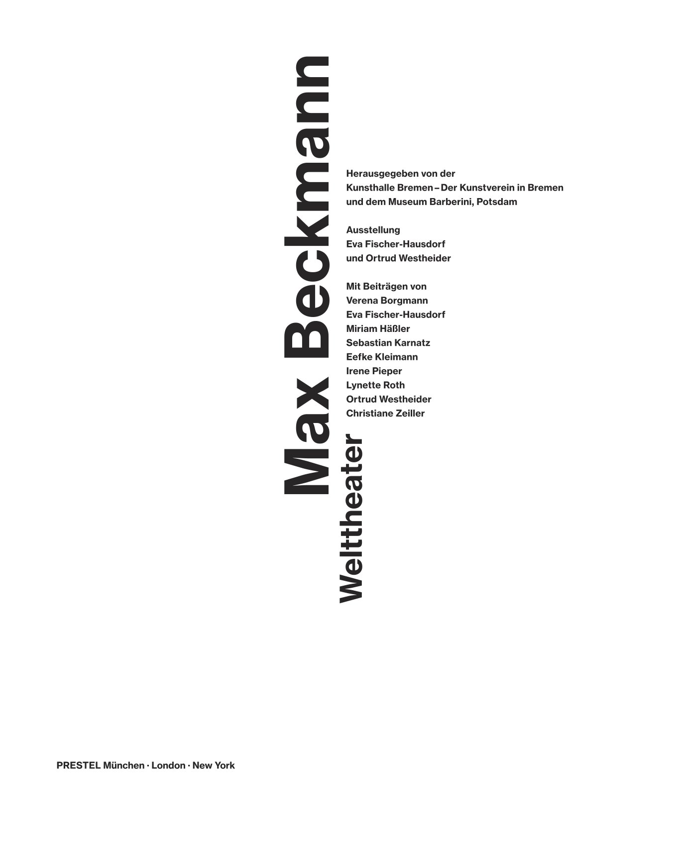  Max Beckmann | Welttheater
