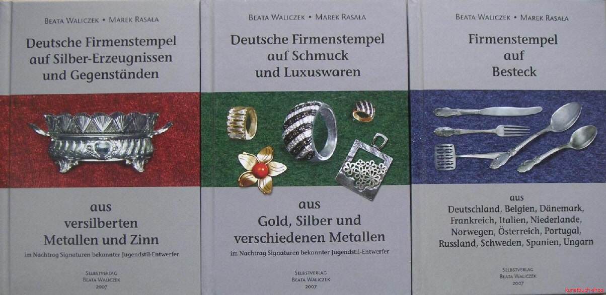 Deutsche Firmenstempel in 3 Bänden - Buchpaket